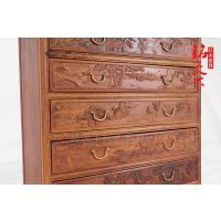 【红木斗柜 鸡翅木家具 中式仿古家具实木储物柜五斗柜鸡翅木藏画图片】红木斗柜 鸡翅木家具 中式仿古家具实木储物柜五斗柜鸡翅木藏画